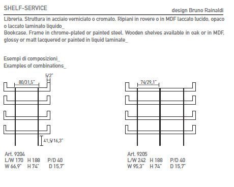 Наборный книжный шкаф Alivar SHELF-SERVICE