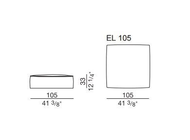 Пуф Swan Mousse El 105