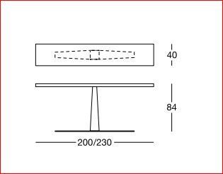 Консоль Longhi Rim console