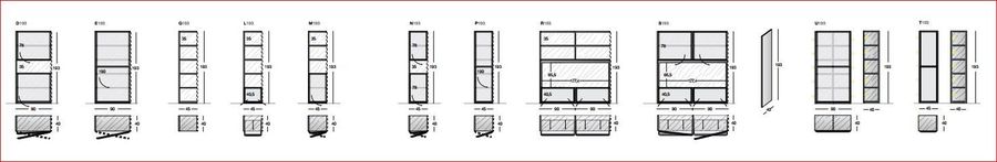 Модульная система Longhi Lanus Middle