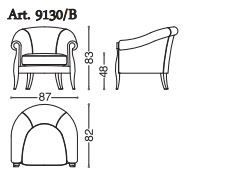 Дизайнерское кресло Angelo Cappellini Siebel