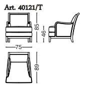 Дизайнерское кресло Angelo Cappellini Sebastian