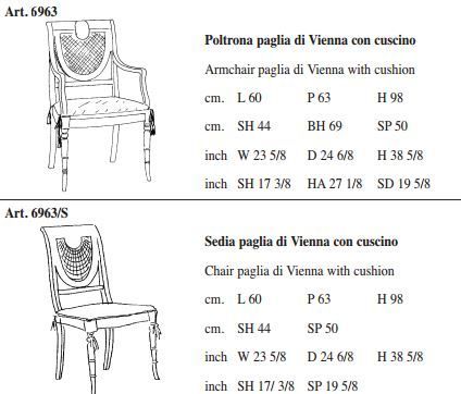 Обеденный стул Angelo Cappellini 6963