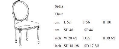 Стул Angelo Cappellini Stravinskij 793