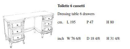 Туалетный столик Angelo Cappellini Schumann 11035