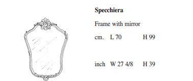 Настенное зеркало Angelo Cappellini 49/S