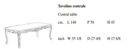 Журнальный столик Angelo Cappellini Belli 11571/14