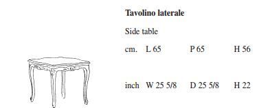 Журнальный столик Angelo Cappellini Paolucci 8836/LQ