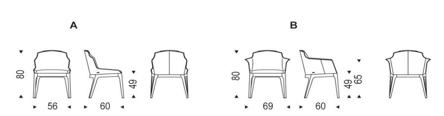 Обеденный стул Cattelan Italia Musa