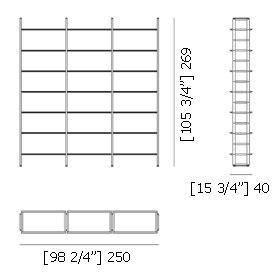 Стеллаж Morelato Scala Zero Art. FS3410174