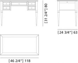 Письменный стол Morelato Direttorio Art. 5069