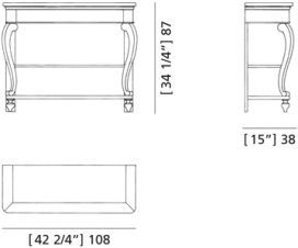 Консоль Morelato Luigi Filippo Art. 5808
