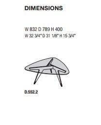 Стеклянный стол Molteni&C D.552.2