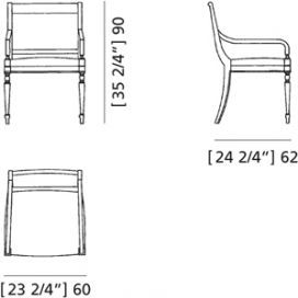 Дизайнерский стул Morelato Sissi Art. 3849