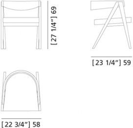 Дизайнерское кресло Morelato Cooper Art. 3890