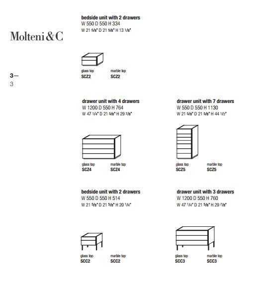 Деревянная тумба Molteni&C 606