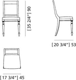 Обеденный стул Morelato Sissi Art. 5164
