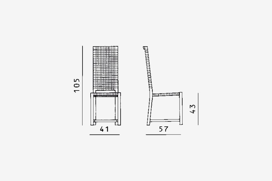 Деревянный стул Gervasoni Otto 121