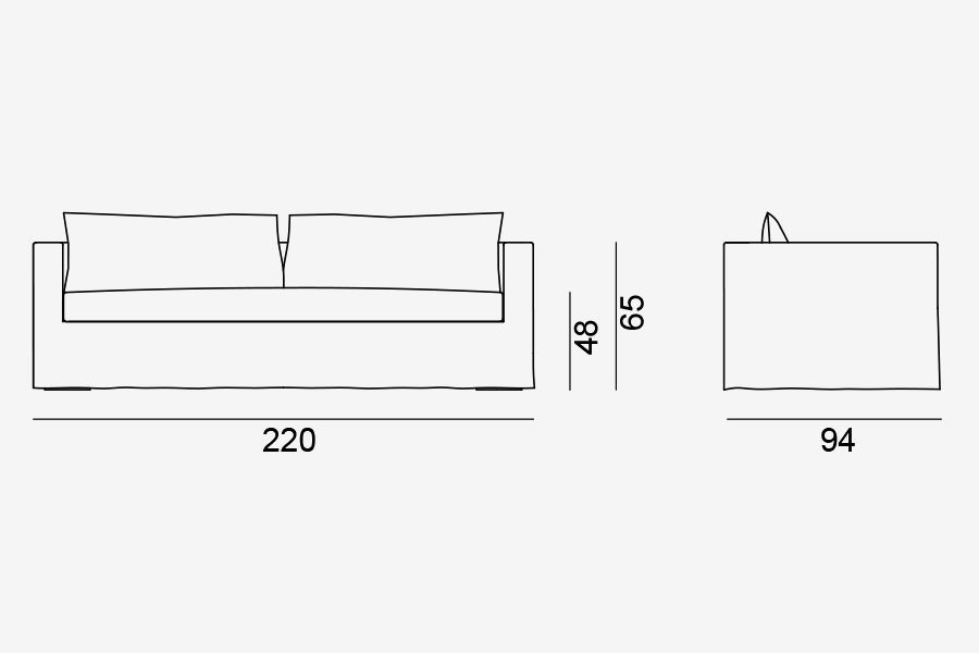 Дизайнерский диван-кровать Gervasoni Brick 13 15