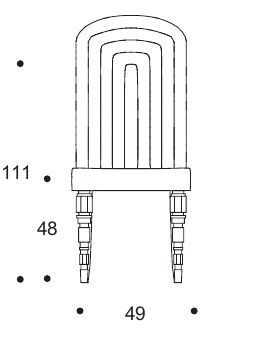 Деревянный стул Smania Tecla