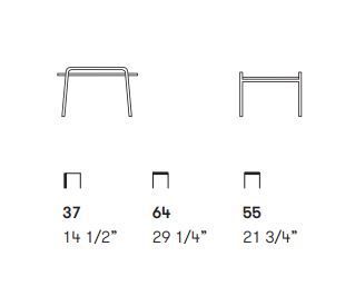 Журнальный столик Potocco Agra Table 688/TQB