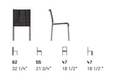 Дизайнерский стул Potocco Agra Chair 688/XXL