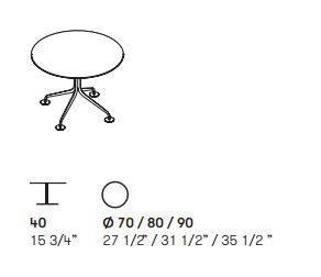 Журнальный столик Potocco Agra Table 688/ATL-C