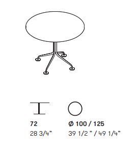 Обеденный стол Potocco Agra Table 688/ATM