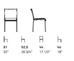 Обеденный стул Potocco Alin Chair 696