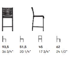 Барный стул Potocco Aria Barstool 864/S