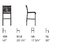 Барный стул Potocco Aria Barstool 864/S