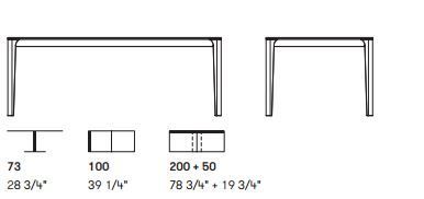 Обеденный стол Potocco Blossom Table 840/TR1