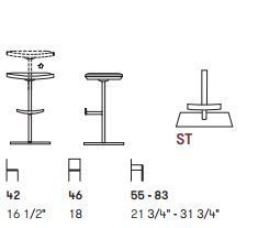 Барный стул Potocco Bon Bon Barstool 770/A