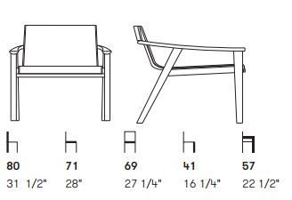 Дизайнерское кресло Potocco Dea 927/PL