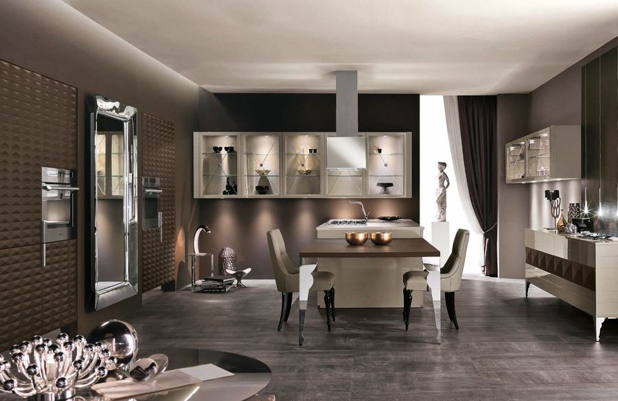 VIP кухня Aster Cucine Luxury glam