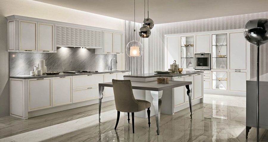 VIP кухня Aster Cucine Luxury glam