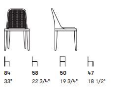 Дизайнерский стул Potocco Grace 834