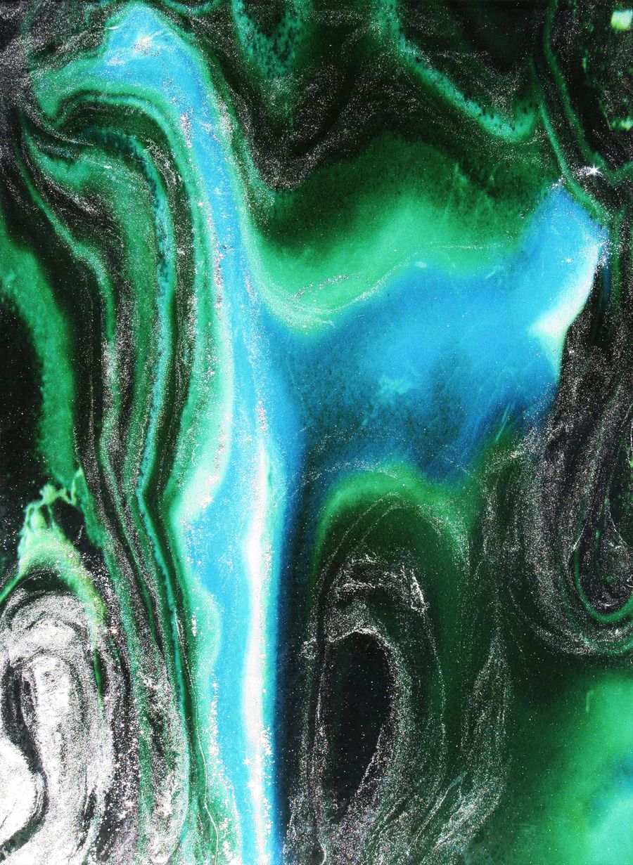 Стеновые панели Alex Turco Malachite in green