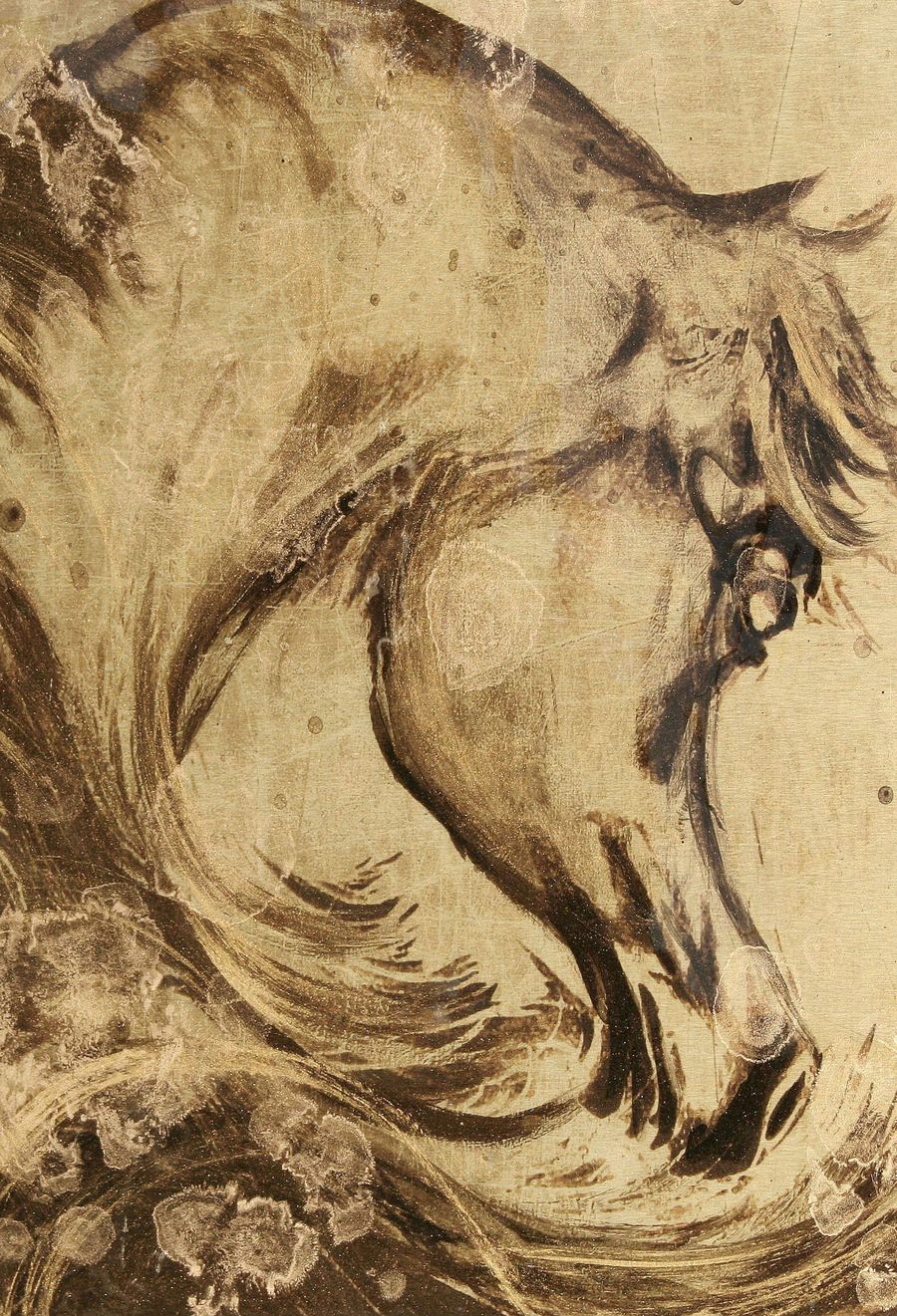 Современная панель Alex Turco Golden Horse