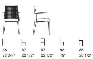 Дизайнерский стул Potocco Queen 765/PCC