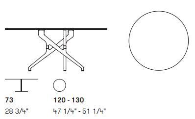 Обеденный стол Potocco Torso 837/T3