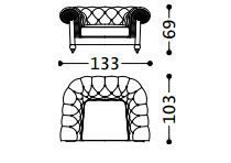 Дизайнерское кресло Alberta Alfred
