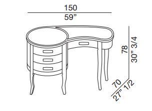 Письменный стол Galimberti Nino Marlon