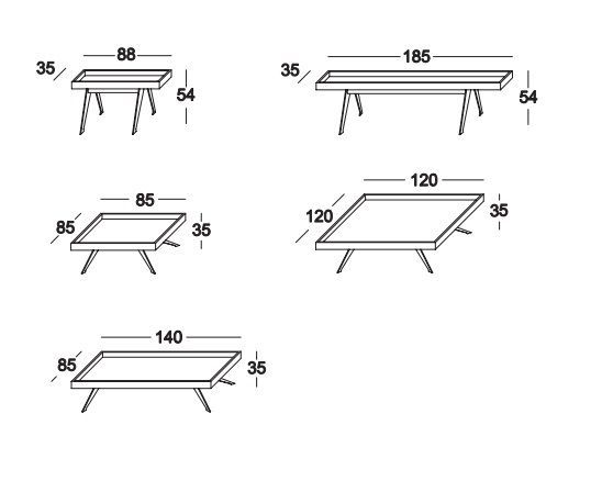 Современный стол Marac Galliano Table