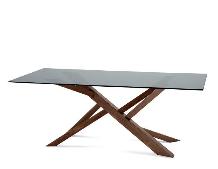 Стеклянный стол Domitalia Tree-240