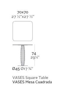 Современный стол Vondom Vases 47074C