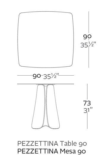 Журнальный столик Vondom Pezzetina 56014