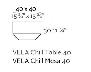 Журнальный столик Vondom Vela 54041