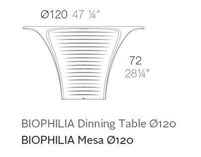 Дизайнерский стол Vondom Biophilia 59005