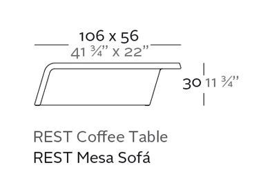 Журнальный столик Vondom Rest 53007